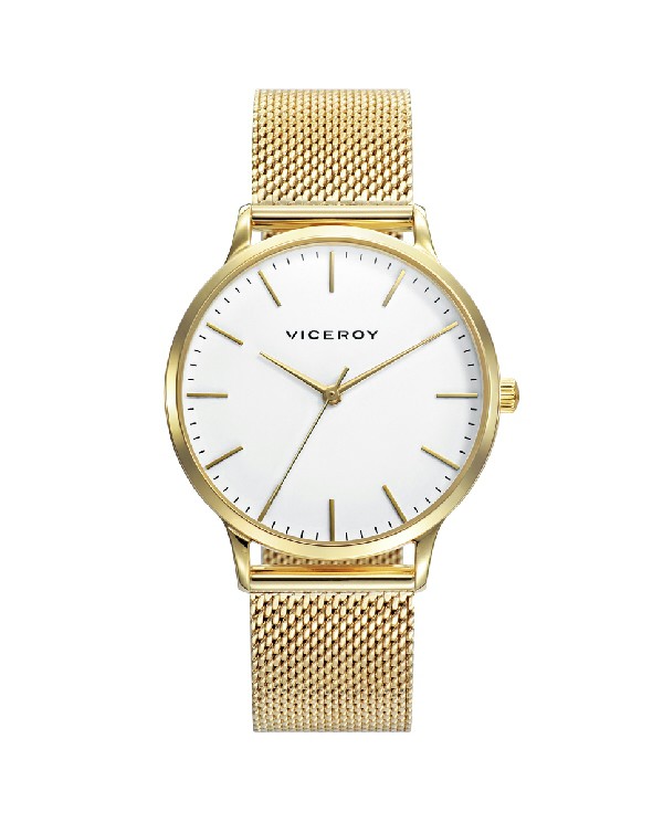Reloj Viceroy mujer acero chapado IP dorado.