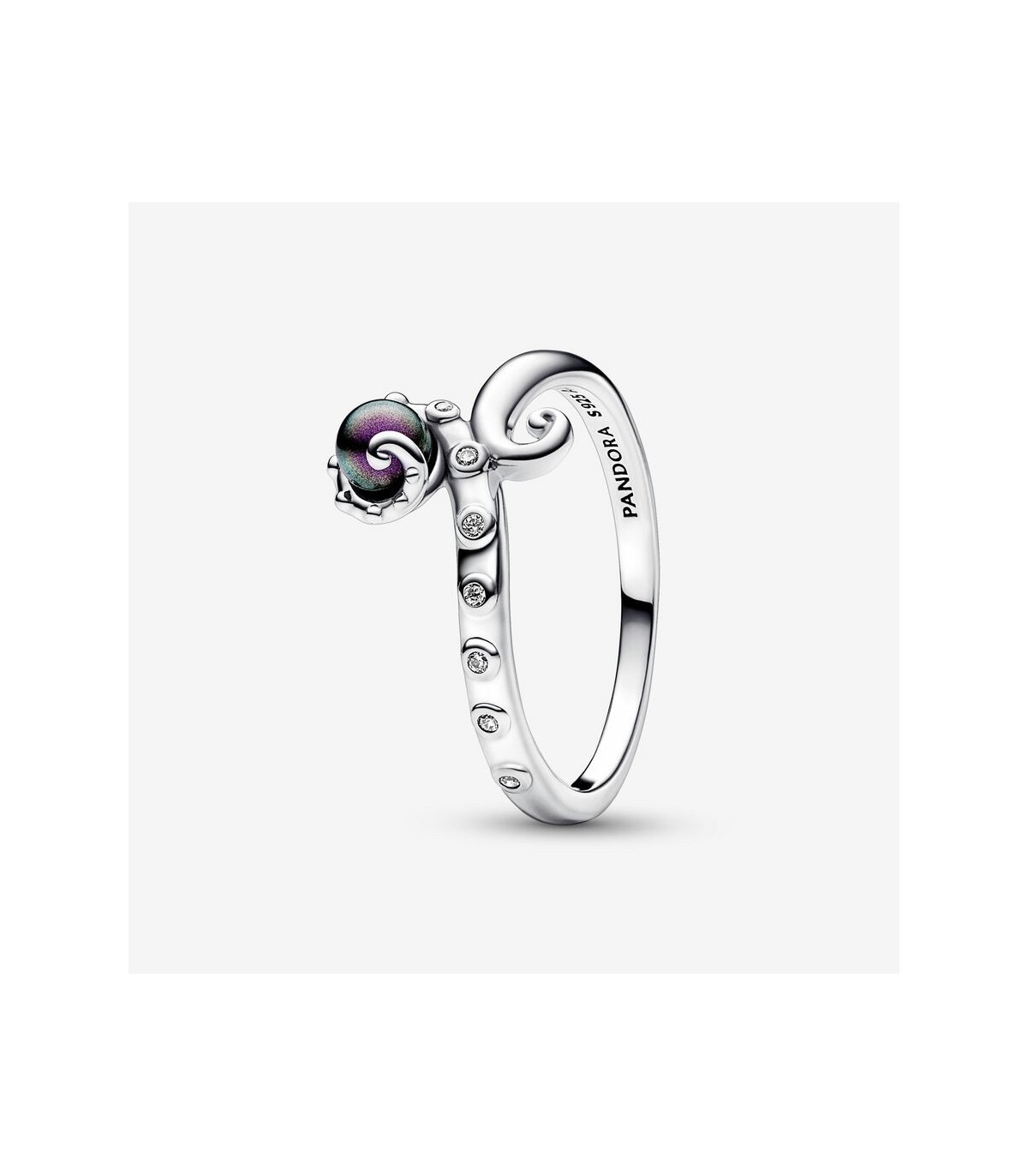 SORTIJA PANDORA PERLA PURPURA DISNEY 192697C01 52